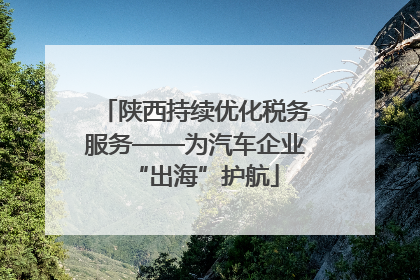 陕西持续优化税务服务——为汽车企业“出海”护航