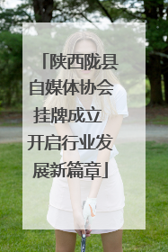 陕西陇县自媒体协会挂牌成立 开启行业发展新篇章