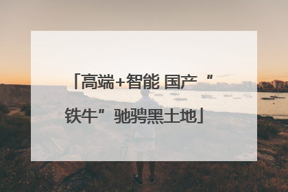 高端+智能 国产“铁牛”驰骋黑土地
