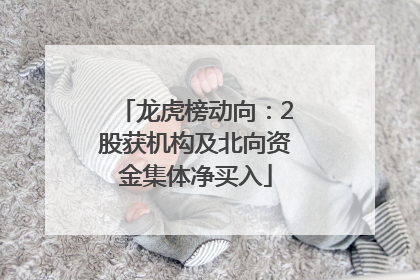 龙虎榜动向：2股获机构及北向资金集体净买入