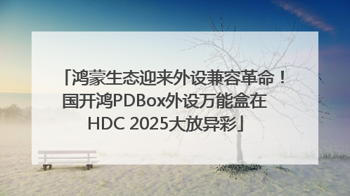 鸿蒙生态迎来外设兼容革命！国开鸿PDBox外设万能盒在HDC 2025大放异彩