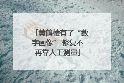黄鹤楼有了“数字画像” 修复不再靠人工测量