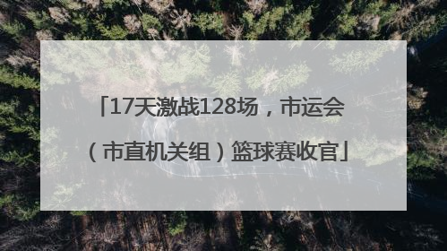 17天激战128场，市运会（市直机关组）篮球赛收官