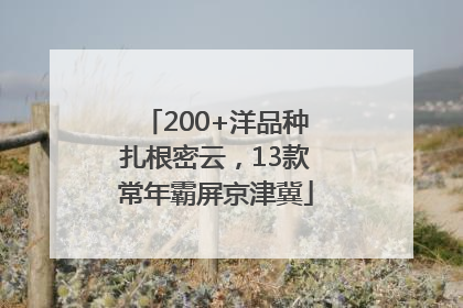 200+洋品种扎根密云，13款常年霸屏京津冀