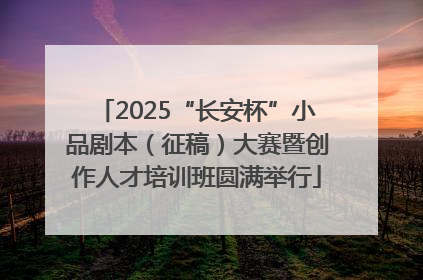 2025“长安杯”小品剧本（征稿）大赛暨创作人才培训班圆满举行