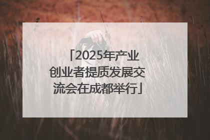 2025年产业创业者提质发展交流会在成都举行