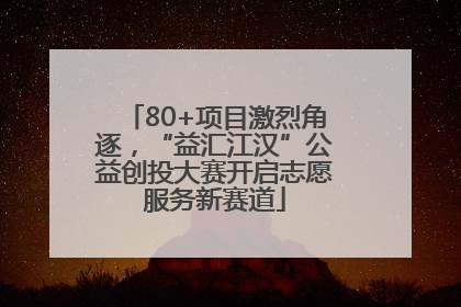 80+项目激烈角逐，“益汇江汉”公益创投大赛开启志愿服务新赛道