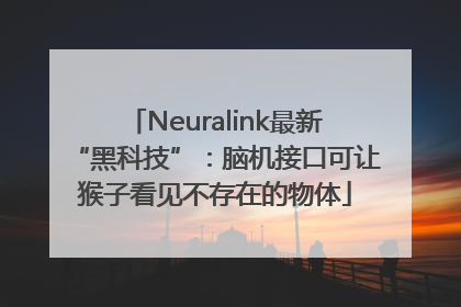 Neuralink最新“黑科技”：脑机接口可让猴子看见不存在的物体