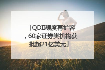 QDII额度再扩容，60家证券类机构获批超21亿美元